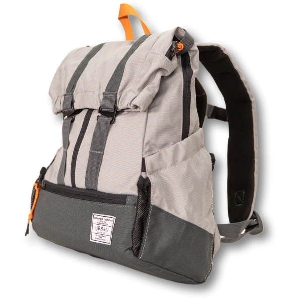 K9 Sport Sack Urban - Grey - Hondenrugzak - Productfoto Ingevouwen