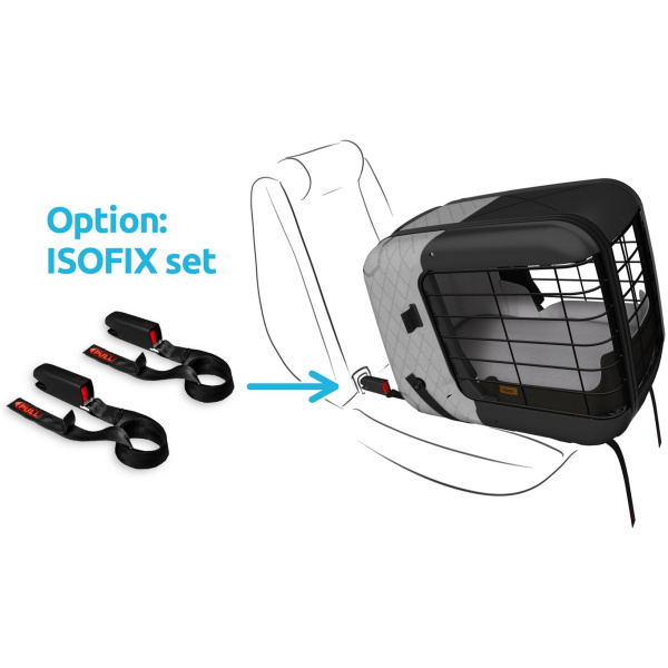 4pets Caree - Transportbox - Hond - Kat - Optioneel met Isofix