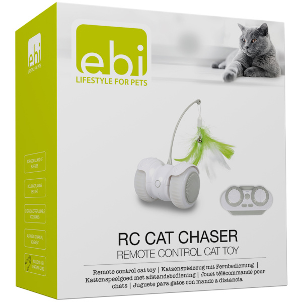 EBI RC Cat Chaser - Elektronisch Kattenspeeltje Op Afstandsbediening - In verpakking